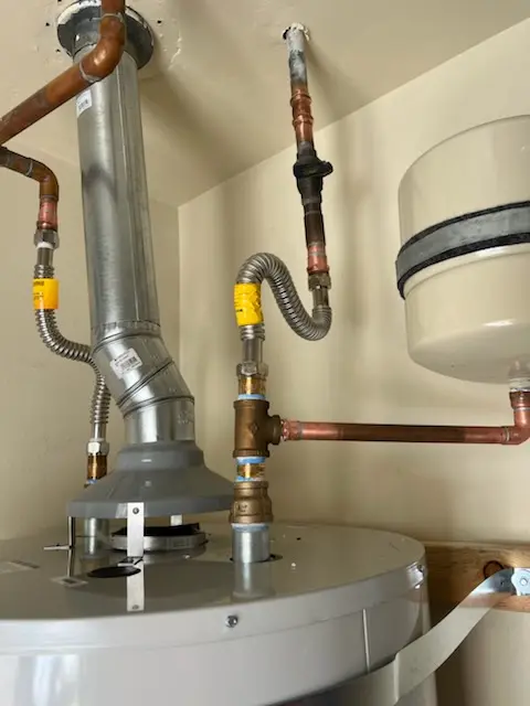 Water heater installation and plumbing repair in Locke